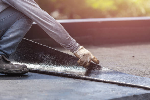 Professional Emergency Waterproofing technician working in Clarkston, MI